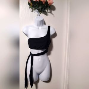 🍉3/$20 L*SPACE Black one arm swim top